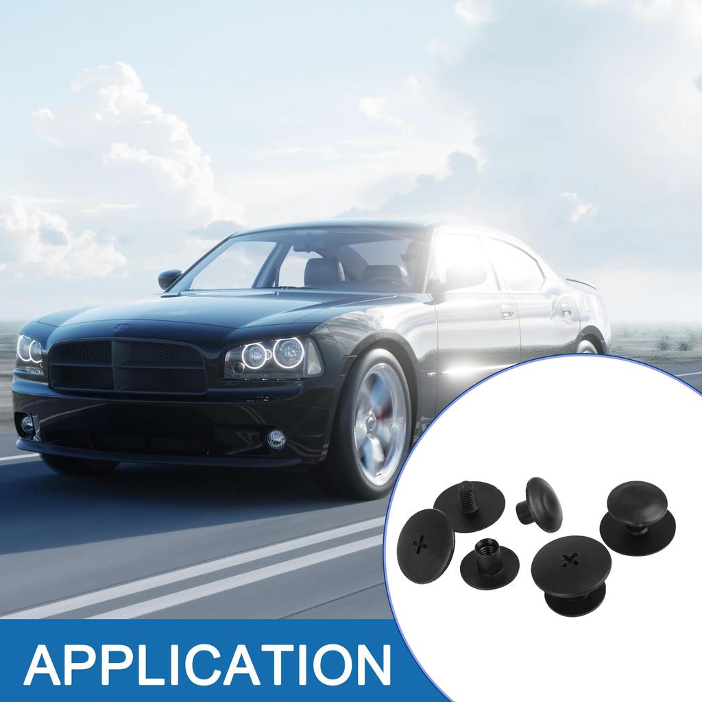 A ABSOPRO Universal Car Floor Mat Clip Fixing Grip Anti Slip Buckle Black (Set of 4)