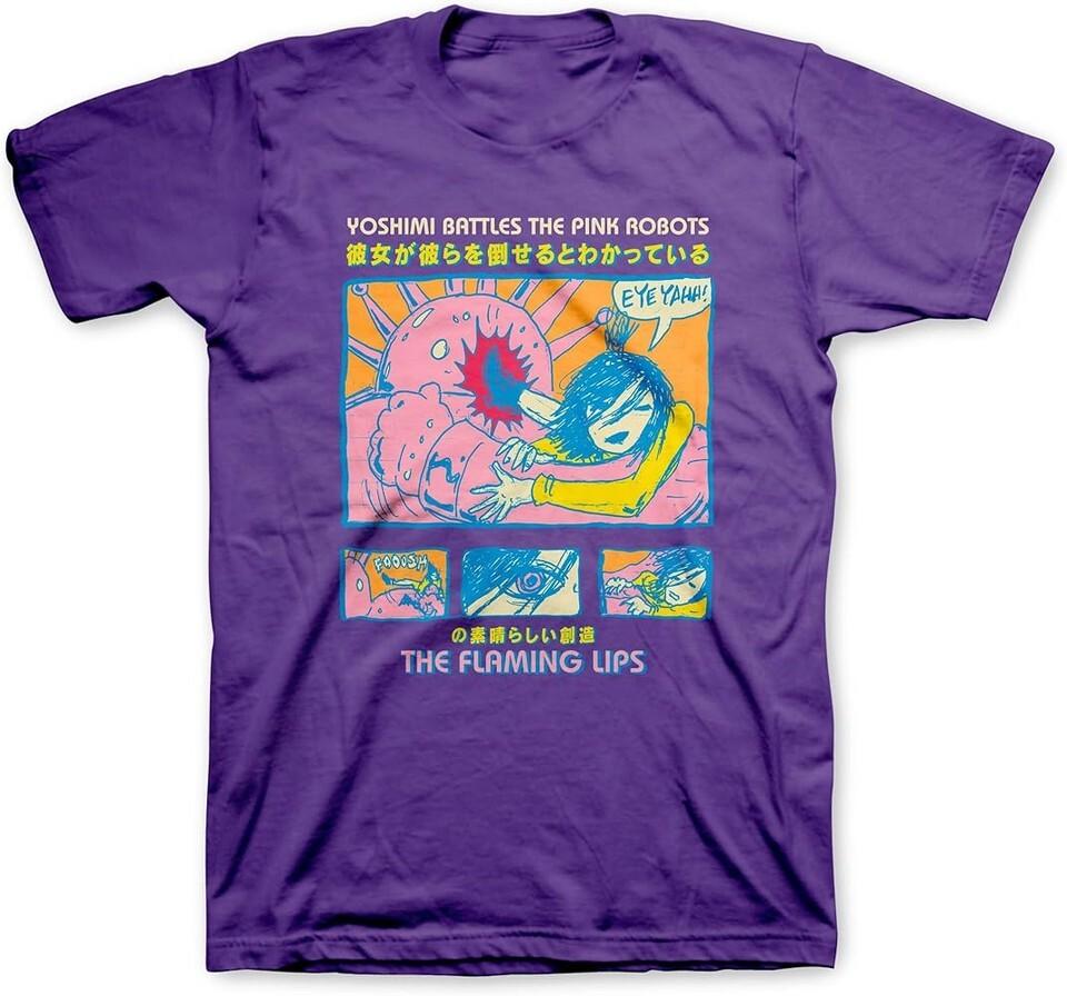 The Flaming Lips Yoshimi Battles The Pink Robot Purple Gift For Fan Shirt AM116 XXL