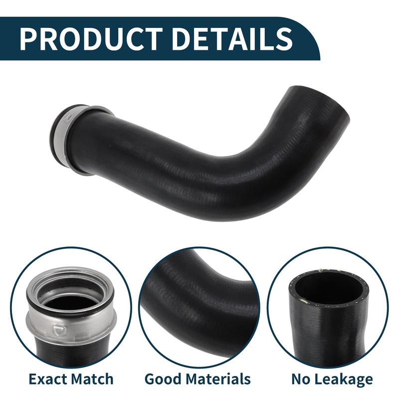 X Autohaux Radiator Hose Heater Hose for Mercedes-Bnez Vito Mixto W639 2003-2014 No.6395281982 Rubber Turbocharger Intake Pipe