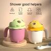 Cartoon Animal Shape Baby Shampooing Cup Thick Baby Shower Waterfall Rinser  Wash Hair