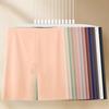 Plus Size Women's Summer Ice Silk Breathable Traceless Anti Slip High Waist Quarter Leggings