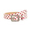 Pin Buckle Women's Belt Y2K Leather Waist Belt Fashion Polk Dot Belt  Streetwear
