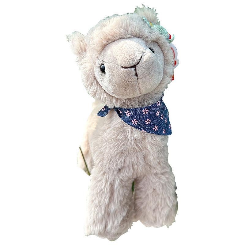 Adorable Alpaca Plush Toy With Long Faux Fur For Kids And Babies Gift Idea