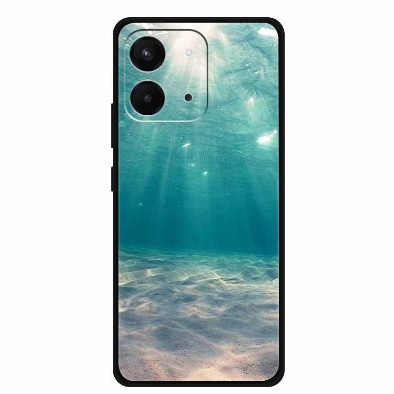 Per Custodia Redmi 15C 5G Lusso Morbido TPU Custodia per Telefono su Xiaomi Redmi 15C Modello Geometrico Cover Antiurto Silicone Antiscivolo Coque