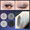 4 barvy Punk Smokey Matte Glitter Eyeshadow Dlouhotrvající třpytivé oční stíny Paletka make-upu Cool Toned Black Blue Eye Pigment