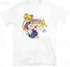 Comfortable Sailor Moon Japanese Pixel Art Streetwear Shirt Artemis Wands Cotton Summer Men and Women TShirt