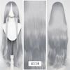 Parrucca Cosplay Lunga Dritta 100CM Multicolore Rosa Biondo Nero Parrucca Costume Anime Parrucca Cos Sintetica Universale Parrucca per Uso Quotidiano Feste