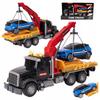 [PACZB] Tow Truck with Crane, LED Sound + Car Z3156