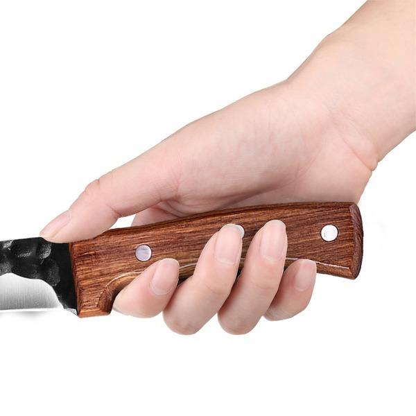 6.5inch Forged Boning Knife Stainless Steel Butcher Knife Meat Cleaver Fish Filleting Knife Professional Chef Knife Cooking Tools