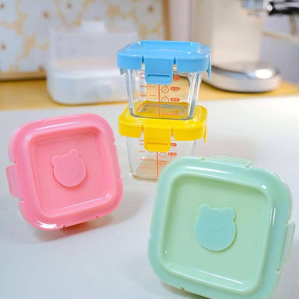 Glass Food Storage Box Frozen Baby Food Storage Jar Fashion Baby Food Glass Cup  Little Ones