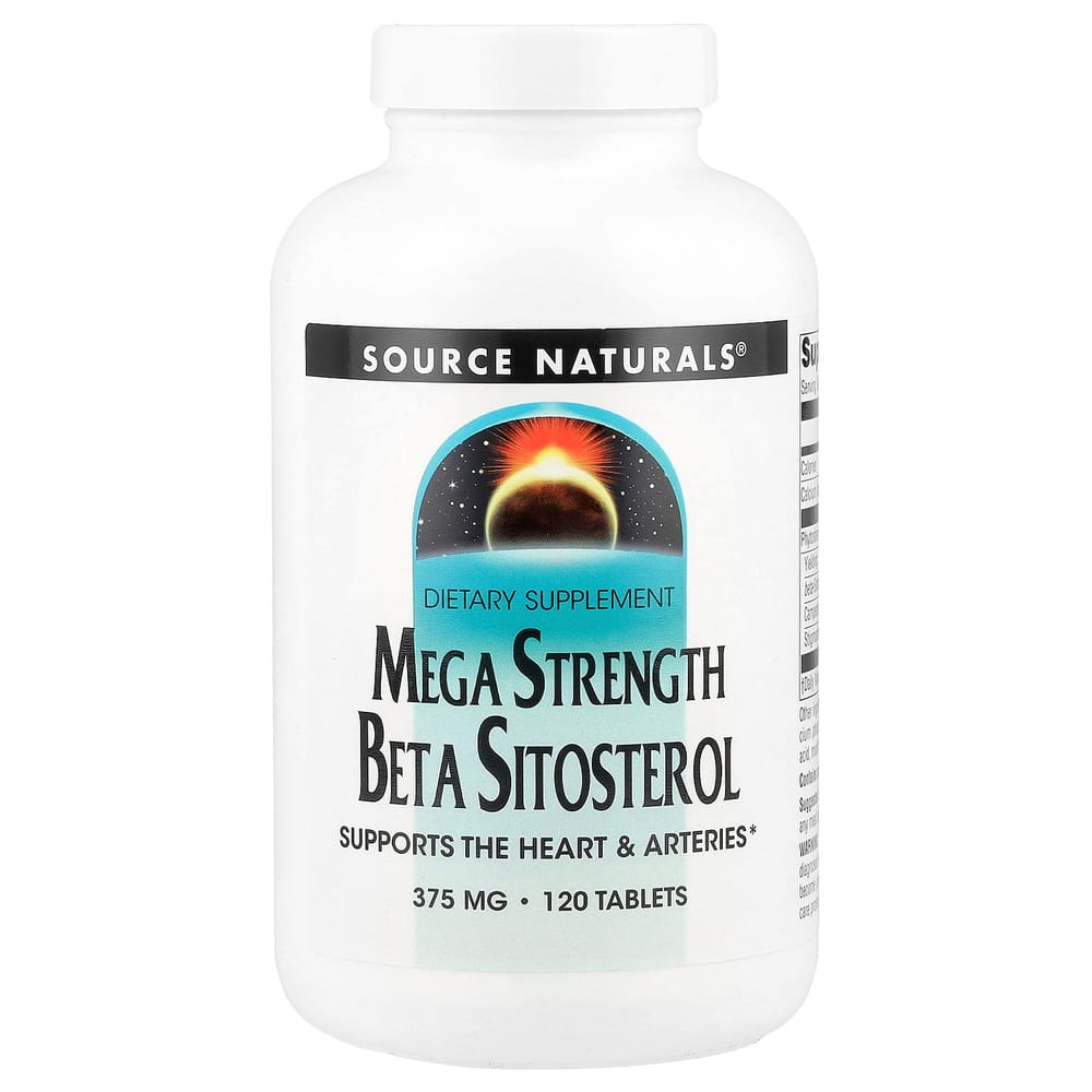 Source Naturals Mega Strength Beta-Sitosterol 375mg, 120 Tablets
