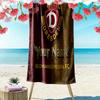 Dynamo Dresden Custom Name Print Beach Towel Large Soft Quick Dry Towel For Beach Camping Swimming