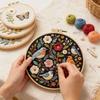 Handmade Embroidery DIY Material Bag Kit Flower and Bird Embroidery Set Enhance Embroidery Skills