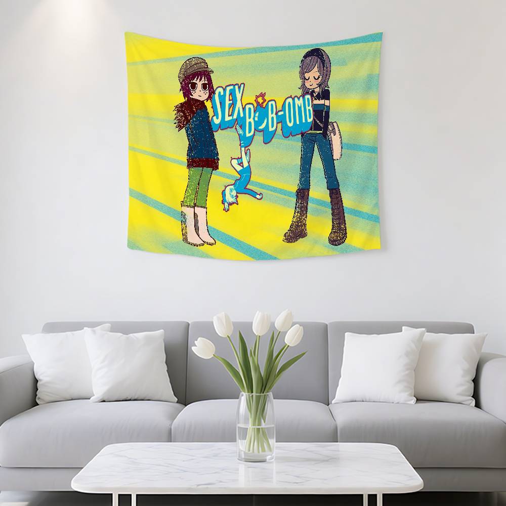 Bryan Lee OMalley Tapestry Customizable Tapestries Of Various Styleswall Hangings Celebrity Photo Printingwall Hangings