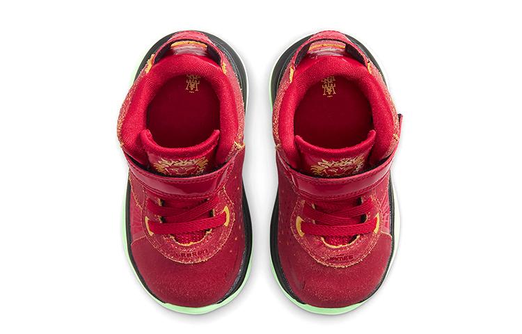 Nike Lebron 8 'Empire Jade Forbidden City High Top Basketball Shoes Black Red Infant And Toddler DH3240-600