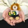 Niki Keychain, Lion, Skateboard, 3.9 inches (10 cm), Kids, Braun, 10 cm
