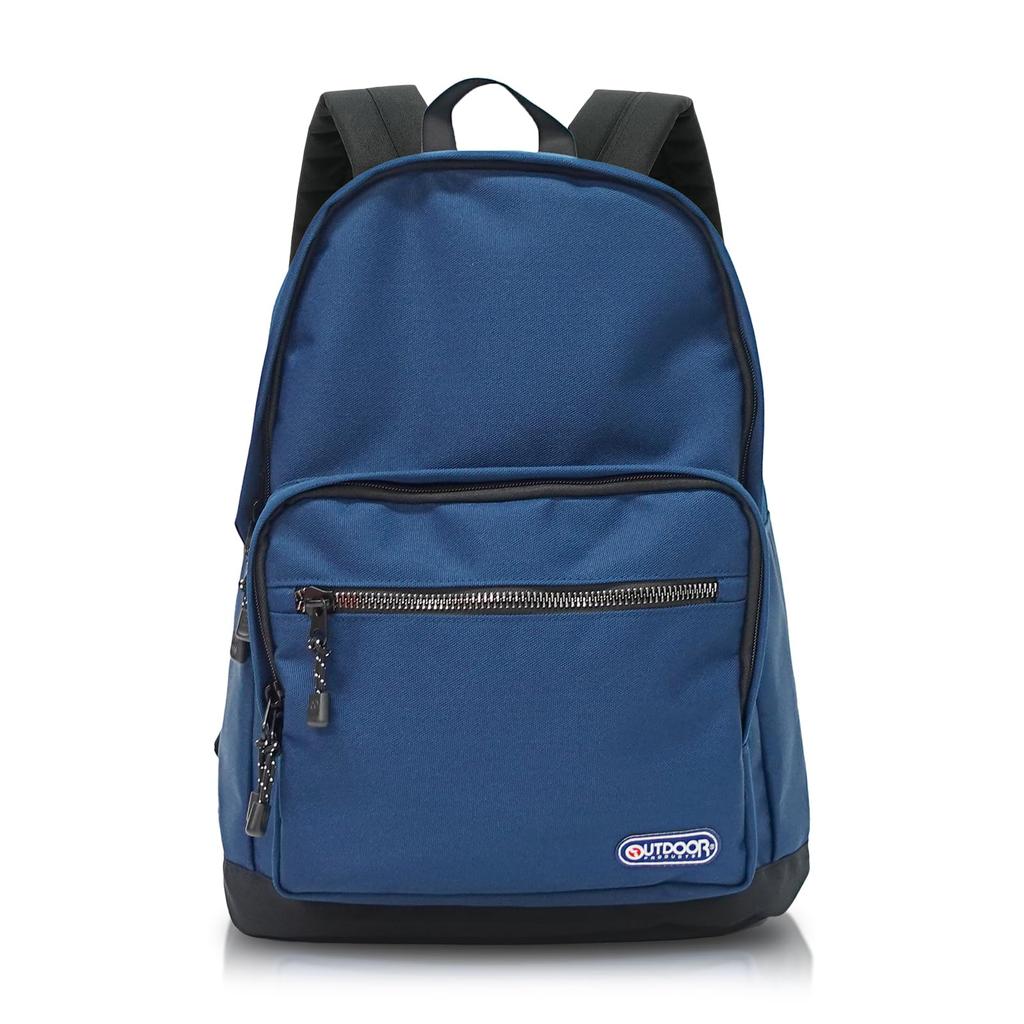 A4 Many Large Back Navy [Outdoor Products] Backpack, Storage, Pockets, Capacity, Pad, Luminous, Metal-like Zipper,
