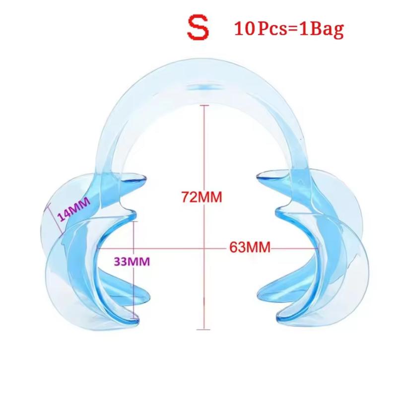 10Pcs Dental Mouth Opener C Shape Plastic Lip Cheek Retractors Intraoral Cheek Lip Opener Dentistry Tool