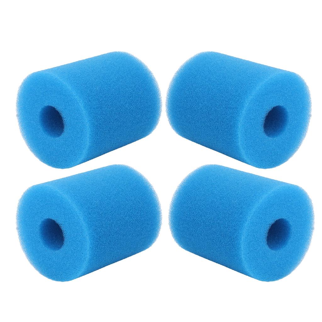 4PCS Pool Filter Schwamm Wiederverwendbare Waschbar TYP H Schwimmen Pool Filter Schaum für Pool