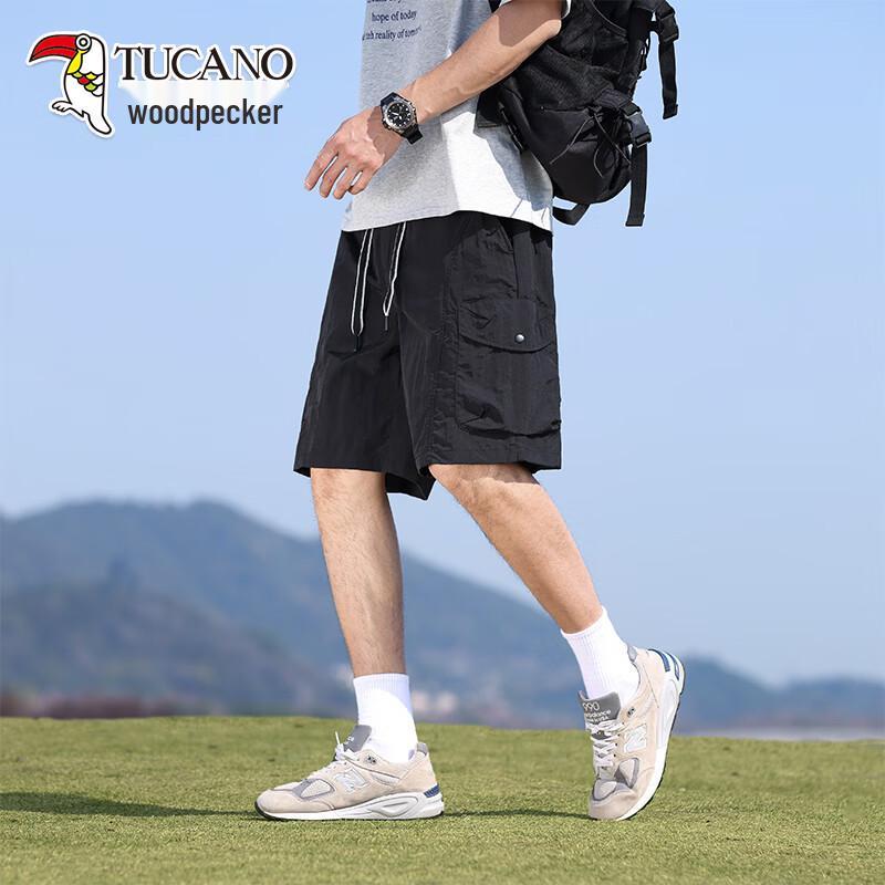 TUCANO Men's Multi-Pocket Summer Cargo Shorts
