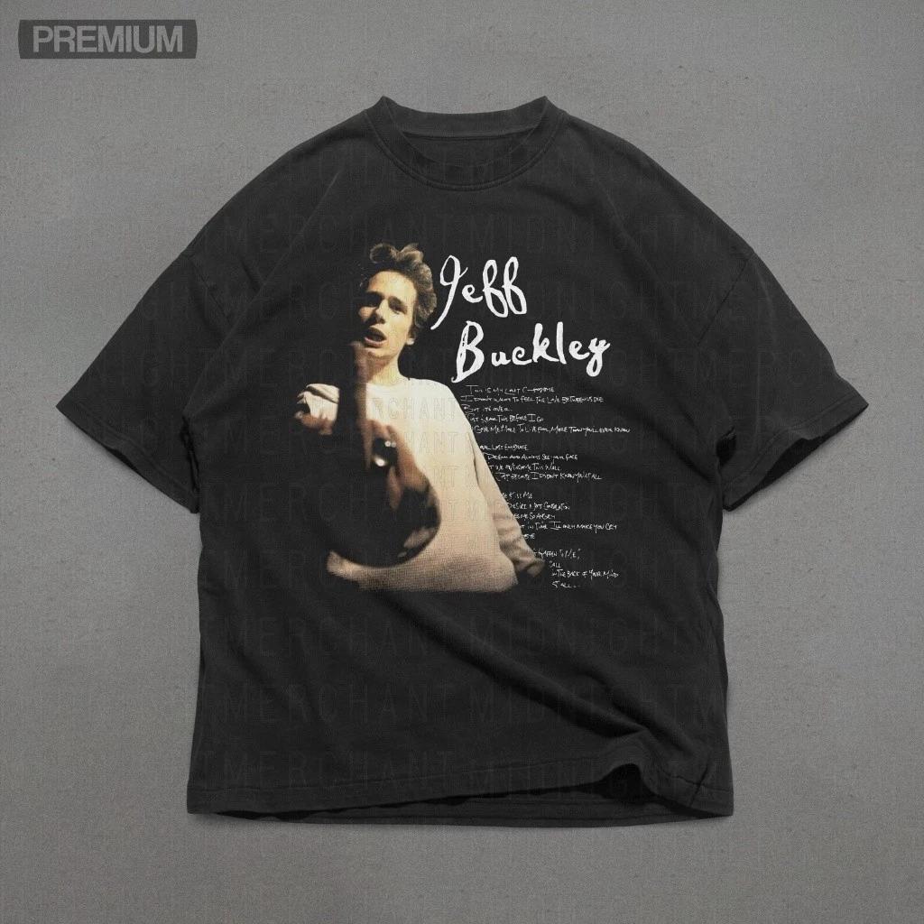 Unisex Adult Vintage Music Jeff Buckley Vintage Graphic T-Shirt ise... S