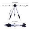 Fishing Rods Stand Tripod Holder Telescopic Aluminum Alloy Fishing Pole Bracket 4 Groove Fishing Rods Holder Fishing Accessories