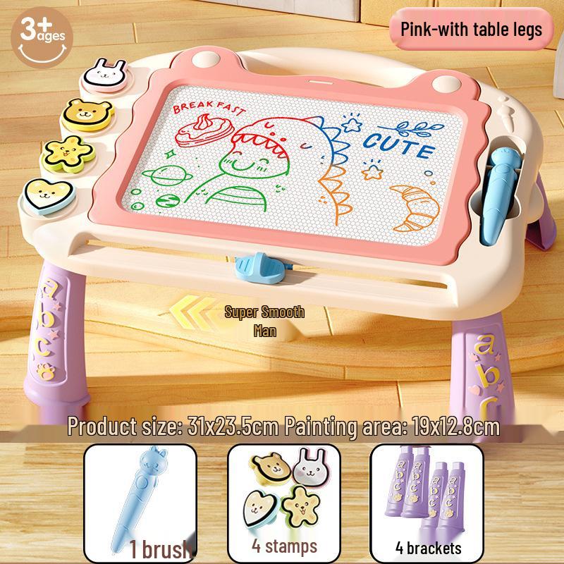 Colorful Magnetic Drawing Board for Kids - Detachable Writing & Graffiti Tool for Kindergarten Learning