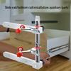 Multifunctional Cabinet Slide Jig Tool with Extendable Rail & Not Slip Grips Positioning Tool for Precise Alignment