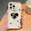 Heart-shaped Cable Compatible with iPhone 16/17 iPhone 15 Pro Max Cases, 14/13 Pro Shockproof iPhone 12/11