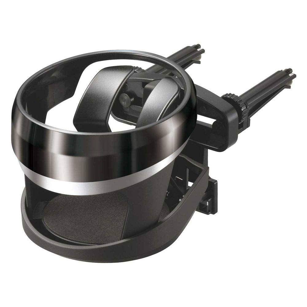 

Carmate DZ548 Car Drink Holder, 3 Stage Movable, Swing Spot, Air Conditioner Mount чёрный