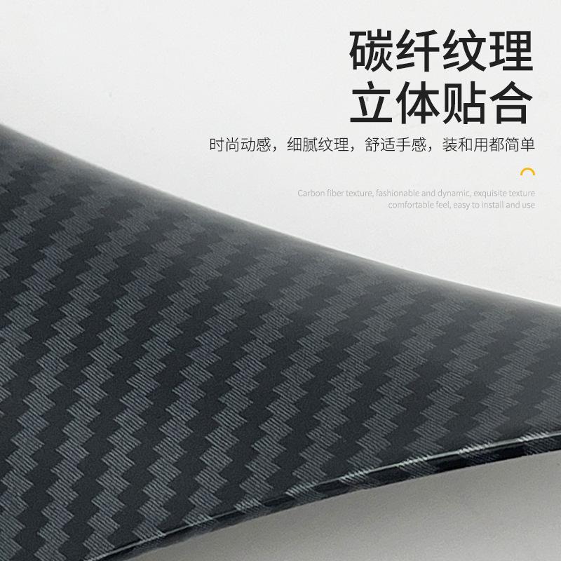 Car Inner Door Handle Panel Pull Trim Cover Carbon Fiber For BMW G30 G38 5 Series X3 X4 Ix3 G01 G02 Interior