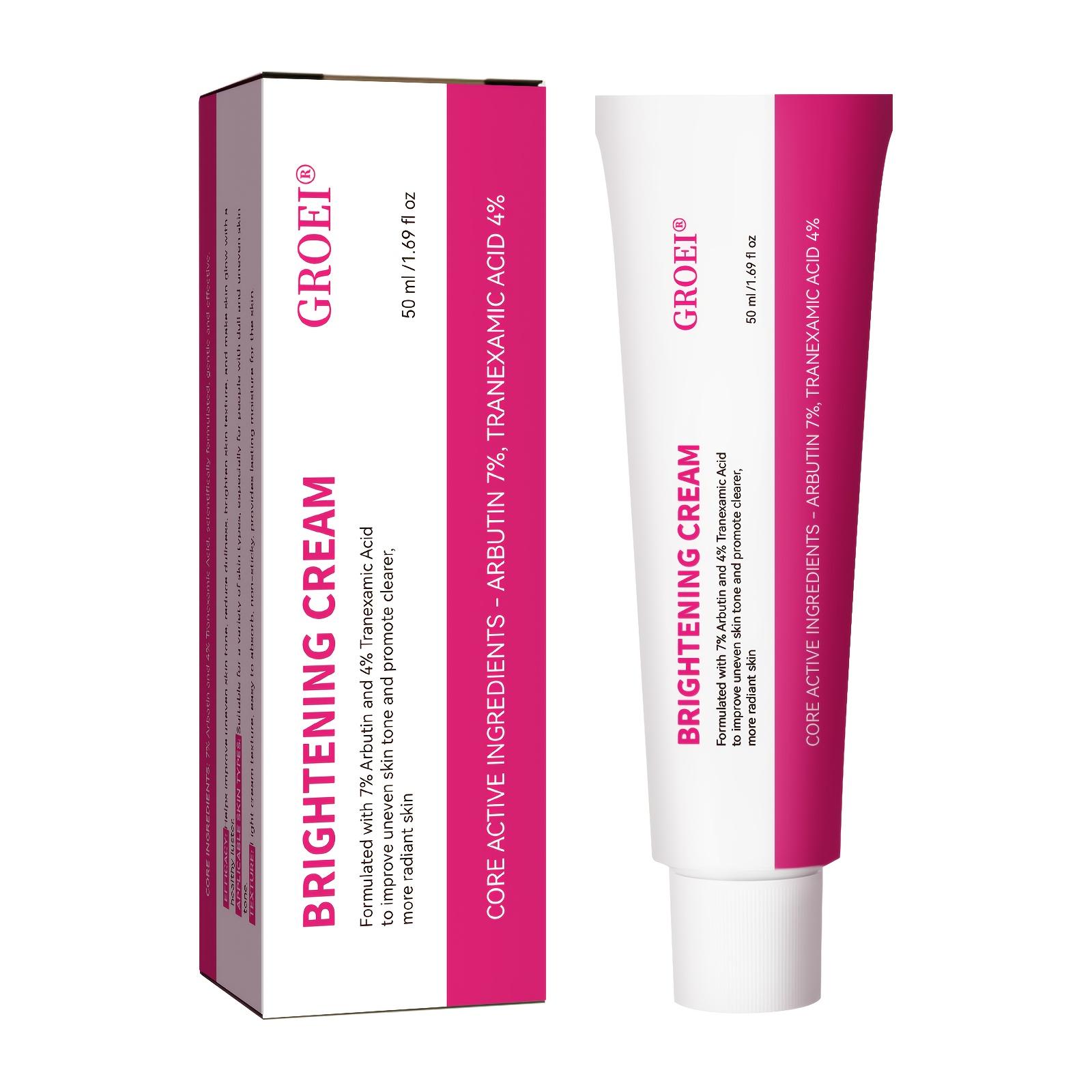 

Непревзойденный отбеливающий крем для тела для осветления и выравнивания тона кожи с экстрактом толокнянки. Глубоко растворяет меланин, уменьшает тусклость, улучшает 50ml