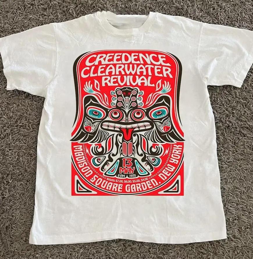 

Vintage 1970s Collection Garden ClearWaterCreedence Reval Gift for Fan Tour Concert Album Unisex Tshirt 4XL