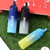 650ml Sportwasserflasche Hochwertige Mattierte Farbverlaufs-Wasserbecher Grenzüberschreitend Outdoor Tragbares Wasser