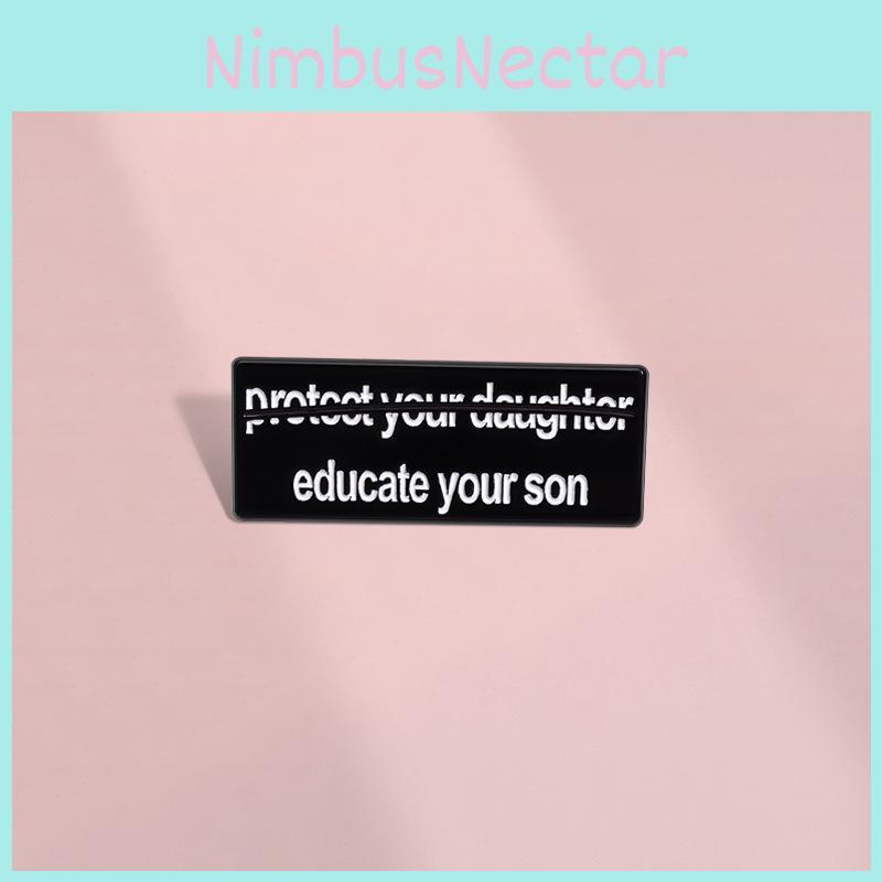 Playful Black Square Alloy Brooch With Unique Cartoon Design For Creative Fashion Statements And Gifts