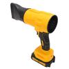 Cordless Leaf Blower 2000mAh Battery Lightweight Handheld Turbo Blower with Detachable Air Nozzle 2 Speed for Lawn