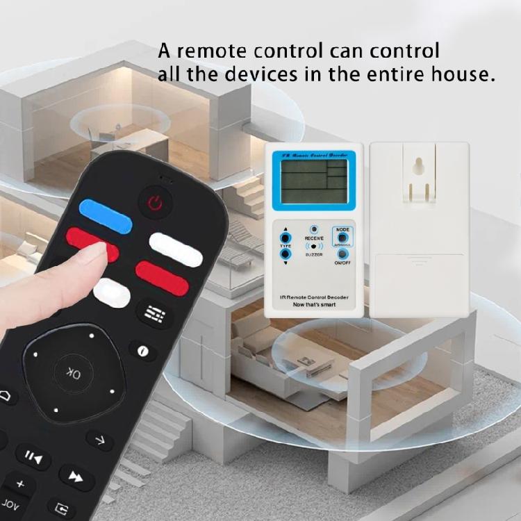 User Friendly Universal Remotes Control Decoders with Real Time Monitoring Capabilities Received Data LED Display