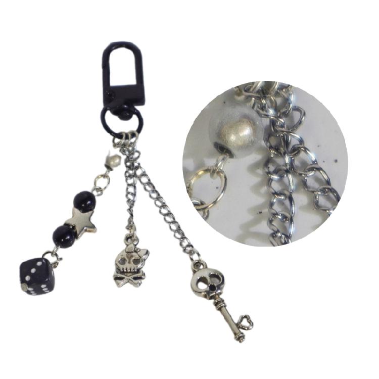 Elegant Beaded Mobile Phone Lanyard Handmade Beaded Keyring Accessory for Women