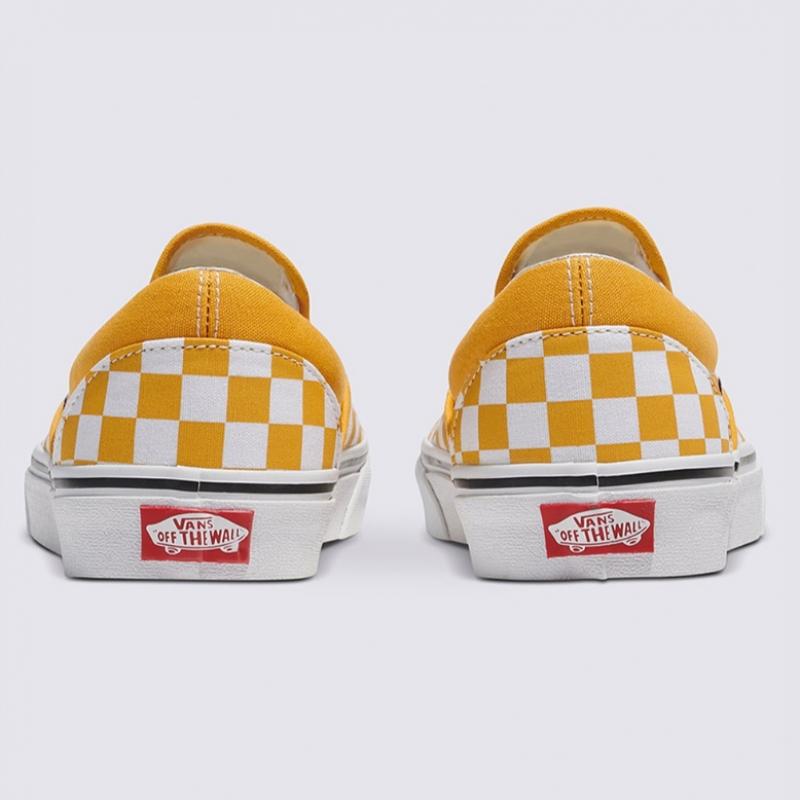 Vans Slip On Color Tiers Checkerboard Gold Glow Vn000bvzlsv1