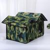 Waterproof Outdoor Cat House: Foldable, Removable, Washable, and Warm 4-Season Pet Villa Tent for Cats and Dogs.