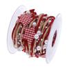 5M Christmas Ribbon Decoration Star Bead Chain Ribbon Xmas Tree Ornament DIY Christmas Gift Box Packaging 2026 New Year Natal