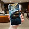 NH39 Shark Art Transparent Phone Case for Motorola Moto Edge 20 30 40 50 S30 Fusion Ultra Pro Neo Lite + G200 G23