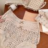 Ladies Summer Pure To Pure Cotton 7A Antibacterial Extension Crotch No Scar Middle Waist Triangle Briefs