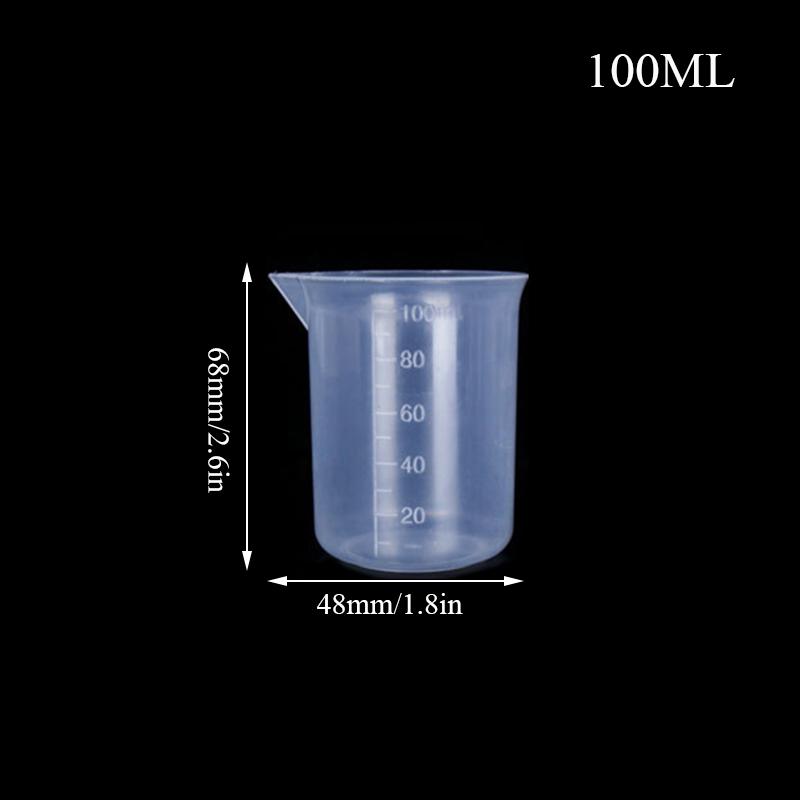 100ml/250ml/500ml/1000ml Visual Scale Lab Bakeware Kitchen Liquid Measure Test Utensil Metering Cup Measuring Cup Pour Spout