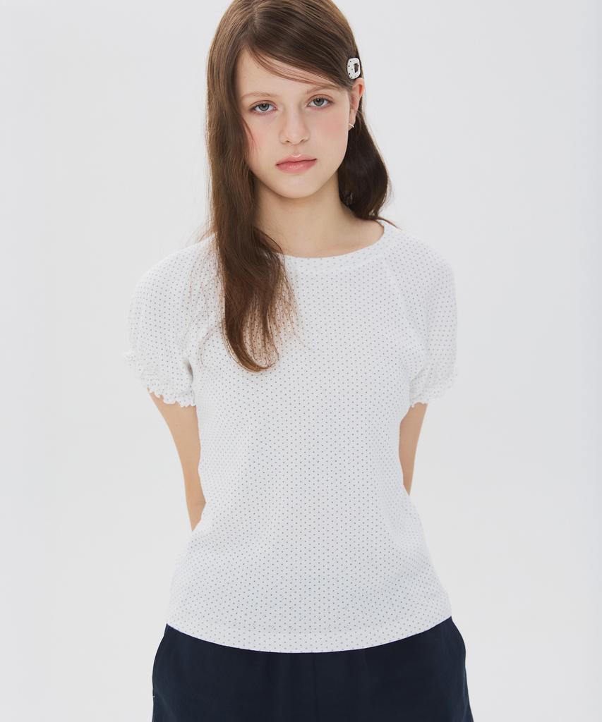 Nyuluki Balloon Sleeve T-Shirt_Ivory