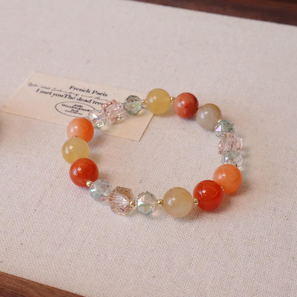 Natural crystal bracelet strawberry crystal bracelet Bangles Women Fashion Jewelry accessories Gift