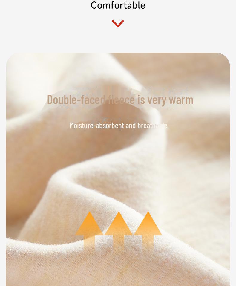 Women's High Waist Seamless Thermal Velvet Pants - Thick, Soft, Cotton Wool for Autumn Wear