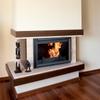 KRATKI Oliwia 16kW Ø200 Cast Iron Fireplace Insert with External Chimney Set
