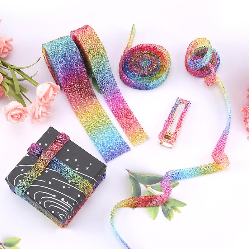 Hot Melt Drill Strip Rainbow Transparent Drill Strip Drill Belt, Accessories Accessories Diy Mobile Phone Case