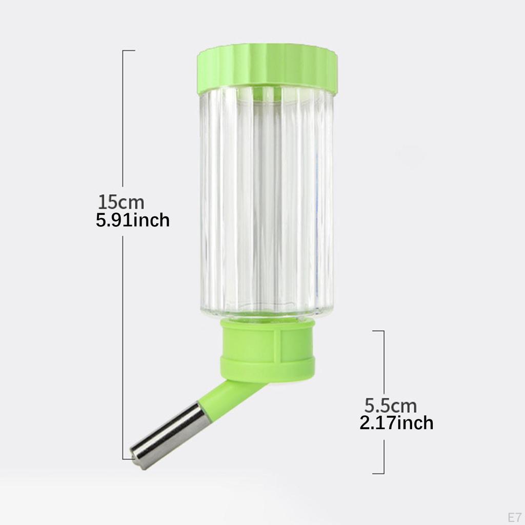 Hamster Water Bottle Bird Parrot Drinker Convenient Dwarf Hamsters Dispenser Drinking Device